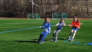 Children tug of war