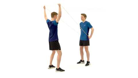 Resistance Band Tricep Extension on Vimeo